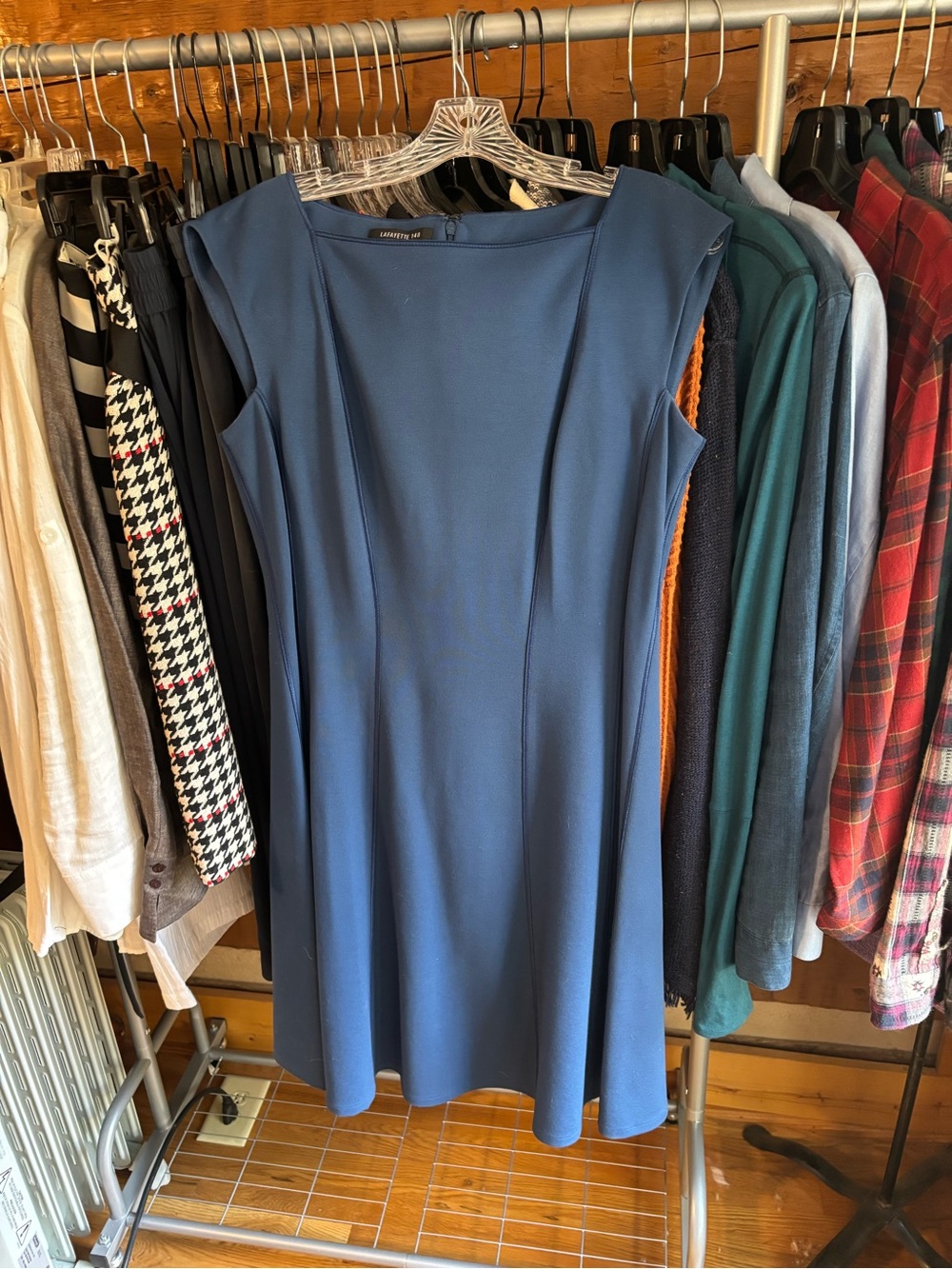 Lafayette 148 New York Sleeveless  Dress in Cobalt Blue